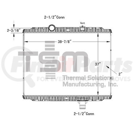 0437441P by THERMAL SOLUTIONS MFG. - Radiator
