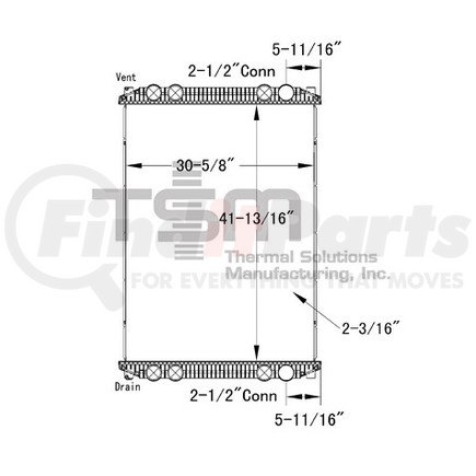 0437601P by THERMAL SOLUTIONS MFG. - Radiator