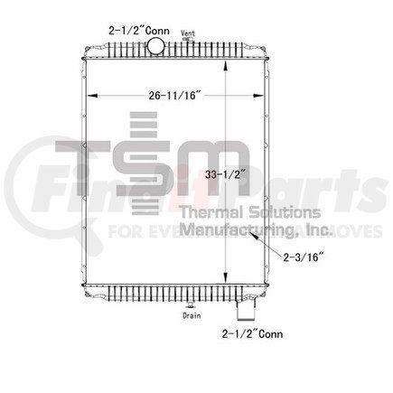 0437403P by THERMAL SOLUTIONS MFG. - Radiator