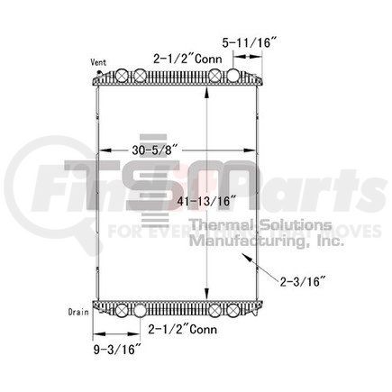 0437360P by THERMAL SOLUTIONS MFG. - Radiator