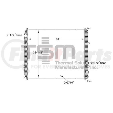 0437260P by THERMAL SOLUTIONS MFG. - Radiator