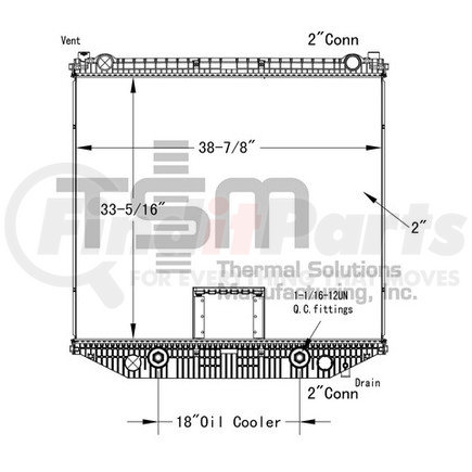 0437254P by THERMAL SOLUTIONS MFG. - Radiator