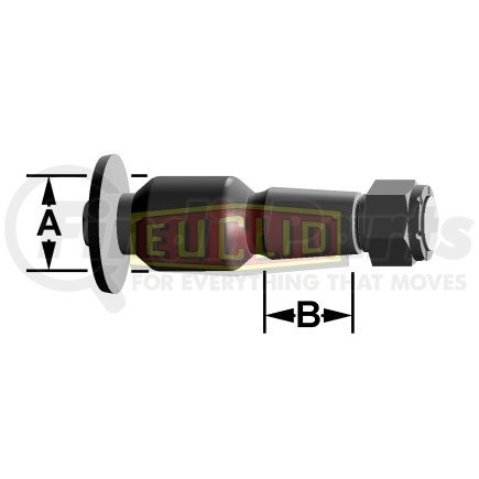 E-10308 by EUCLID - Torque Rod Bushing, Tapered Pin