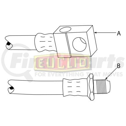E10535 by EUCLID - HYDRAULIC BRAKE - HOSE