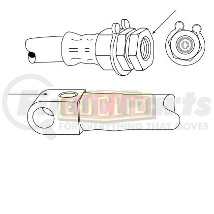 Euclid E-10576 Brake Hydraulic Line HYDRAULIC BRAKE - HOSE