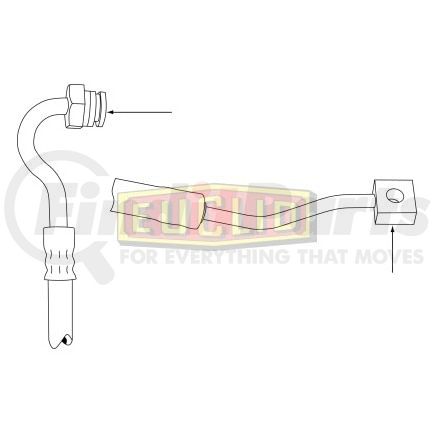 Euclid E10600 Brake Hydraulic Hose HYDRAULIC BRAKE - HOSE