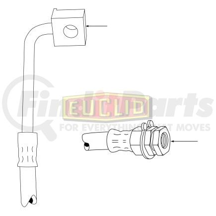 Euclid E10615 Brake Hydraulic Line HYDRAULIC BRAKE - HOSE