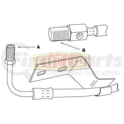 Euclid E10642 Brake Hydraulic Hose HYDRAULIC BRAKE - HOSE