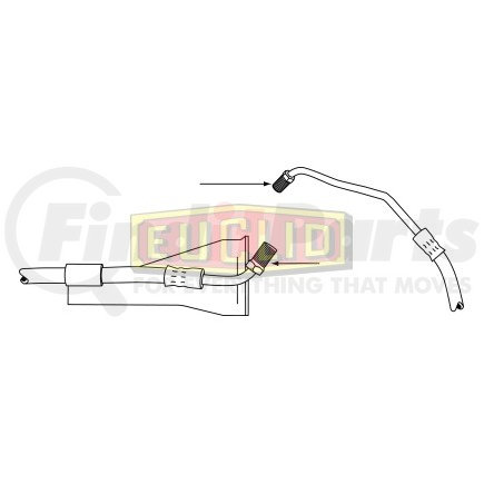 E-10643 by EUCLID - HYDRAULIC BRAKE - HOSE