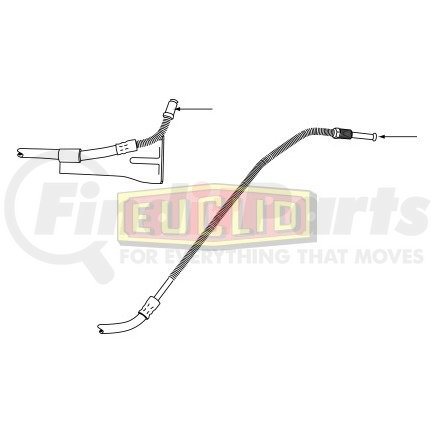 Euclid E-10646 Brake Hydraulic Hose HYDRAULIC BRAKE - HOSE