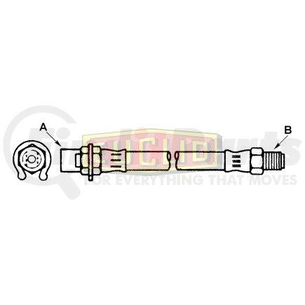 Euclid E10445 Brake Hydraulic Line Hydraulic Brake - Hose
