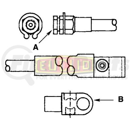 E10515 by EUCLID - HYDRAULIC BRAKE - HOSE