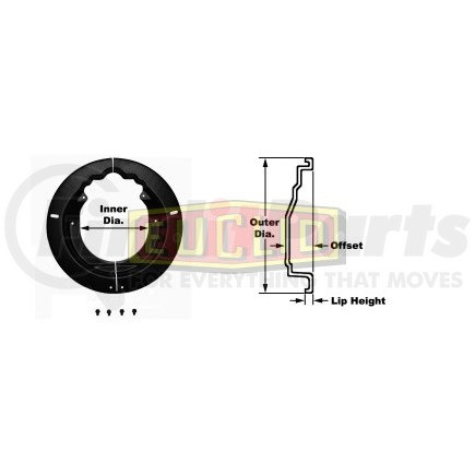 E-11937 by EUCLID - Brake Dust Shield