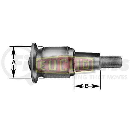 Euclid E-2916 Engine Torque Strut Suspension - Rubber Bushing and Cartridge