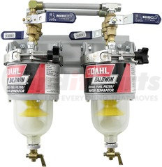 100-MFV by BALDWIN - Fuel Water Separator Filter - Manifolded with Shut-Off Valves