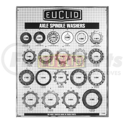 E-7649 by EUCLID - WEDGE BRAKE - HARDWARE