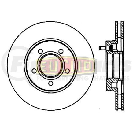 E-8453 by EUCLID - Euclid Hydraulic Brake Rotor
