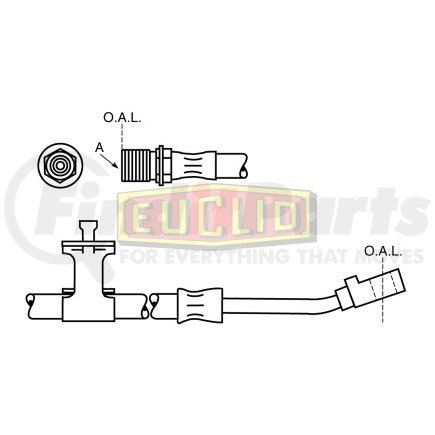 E8483 by EUCLID - Hydraulic Brake - Hose