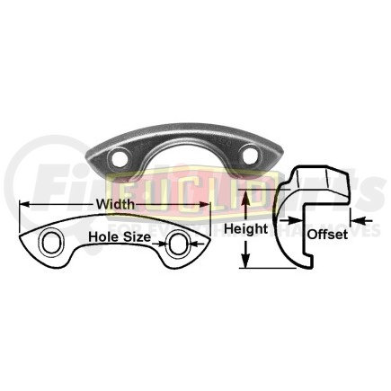 E-5824 by EUCLID - Euclid Wheel Rim Clamp