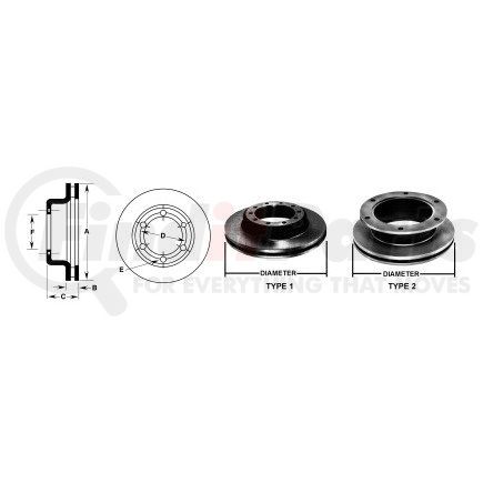 Euclid E-9807 Disc Brake Rotor Euclid Hydraulic Brake Rotor
