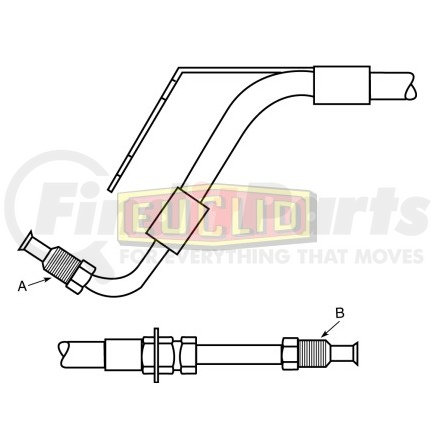 E8629 by EUCLID - Hydraulic Brake - Hose