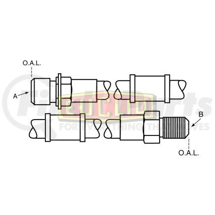 E8632 by EUCLID - HYDRAULIC BRAKE - HOSE