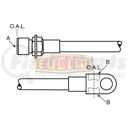 E8634 by EUCLID - Hydraulic Brake - Hose