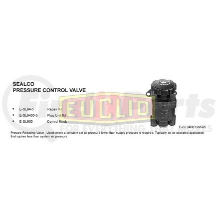Euclid ESL9400 Valve Body Fluid Pipe Air Brake Hose Accessory - Valve