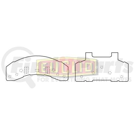 Euclid ED215V Disc Pad Set
