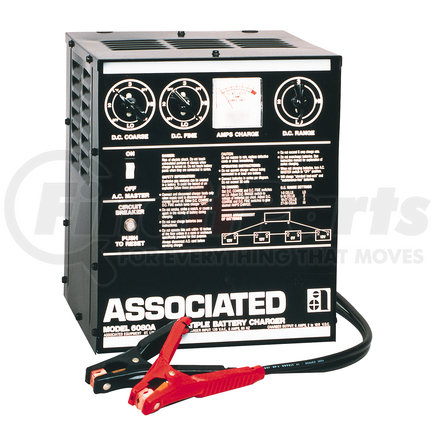 6080A by ASSOCIATED EQUIPMENT - SERIES CHARGER, 6A 1-36 CELLS