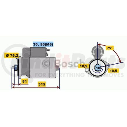 Bosch 0-001-110-059 RE STARTER