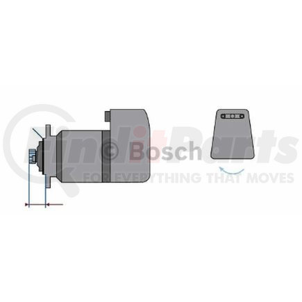 0-001-601-027 by BOSCH - New Starter