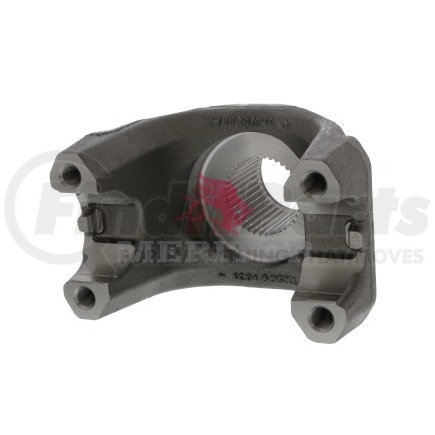 17N 4 9001 1X by MERITOR - Drive Shaft End Yoke - 1.94" Bearing Cap, 6.13" Center to End, 39 Splines, 47° Joint Angle