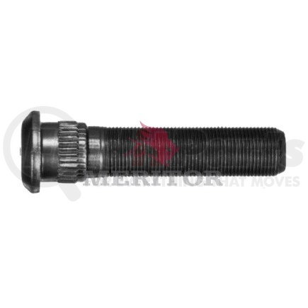 9001728 by MERITOR - Driven Axle Wheel Stud - 4.31 in. Length, M22 x 1.5 Thread, 3.18 in. Thread Length