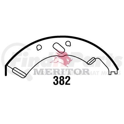 382 by MERITOR - Bearing Cup - Taper