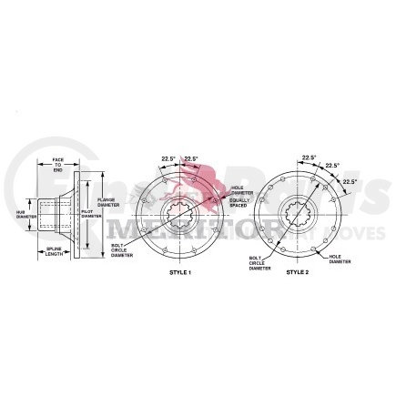 5WCS32103 by MERITOR - COMP FLG