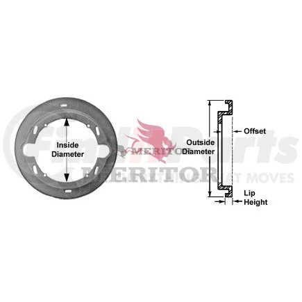 3736P328 by MERITOR - DUST SHIELD