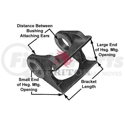 3299B1874 by MERITOR - HANGER BRACKET