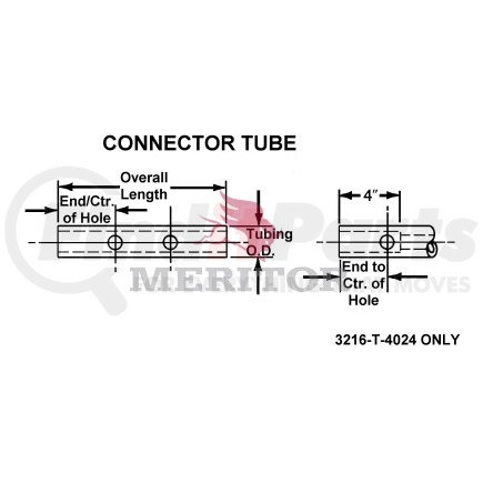 3216T4024 by MERITOR - Multi-Purpose Hardware - Meritor Genuine Suspension Uni-Dapter