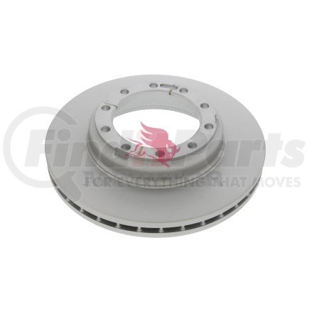 23123557009 by MERITOR - Disc Brake Rotor - 15.38 in. Outside Diameter, Hat Shaped Rotor