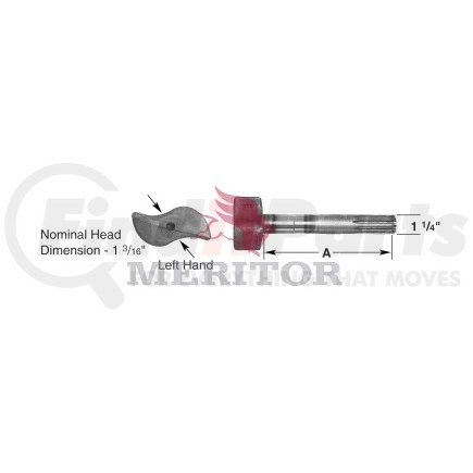 2210E6843 by MERITOR - CAMSHAFT/RH