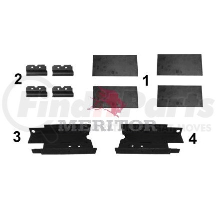 KIT11312 by MERITOR - Meritor Genuine Suspension - Slider Repair Kit