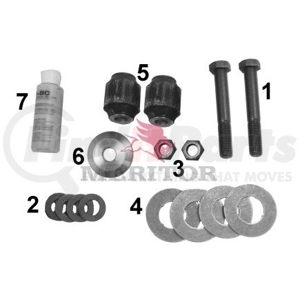 KIT11320 by MERITOR - Bolt Kit - Meritor Genuine Suspension Hardware - Bushing/Bolt Kit