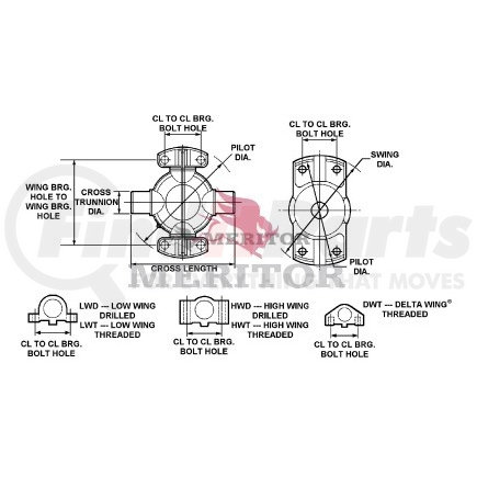 CP3121 by MERITOR - CNTR PARTS KIT