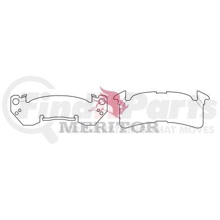 Meritor MD153 Multi-Purpose Control Cable DISC PAD SET