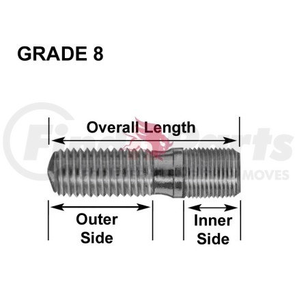 R004987A by MERITOR - STUD