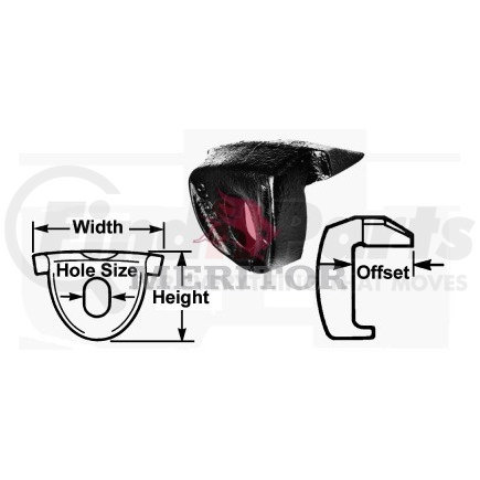 R005573 by MERITOR - CLAMP-RIM