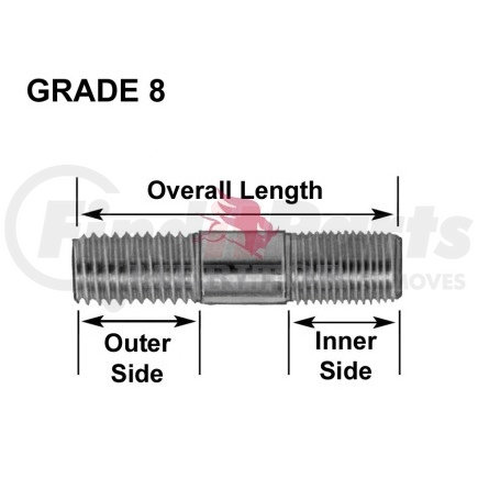 R005887 by MERITOR - STUD