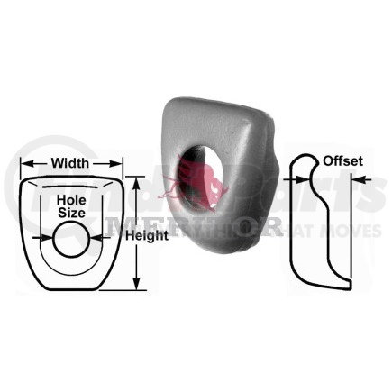 R005891 by MERITOR - CLAMP-RIM