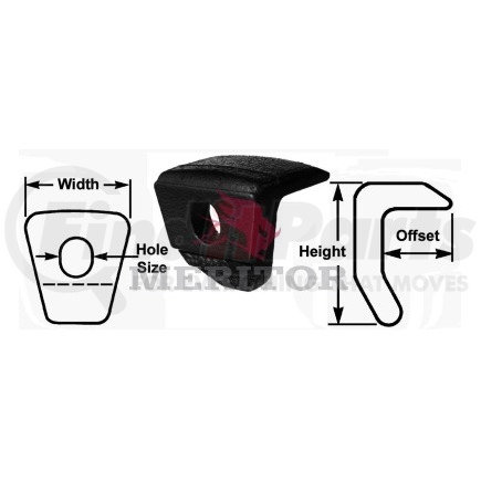 R005906 by MERITOR - CLAMP-RIM